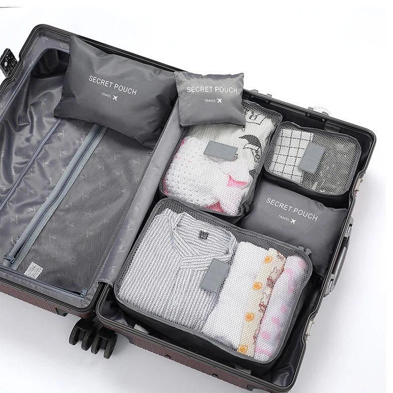 6 Pcs Travel Storage Bags