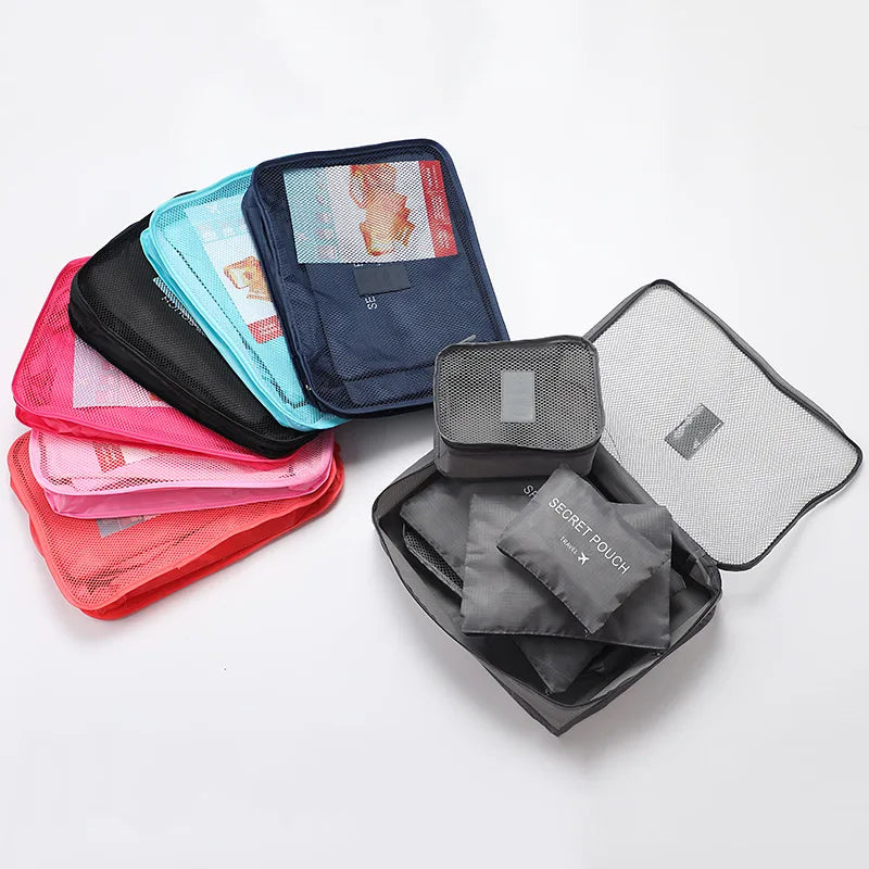 6 Pcs Travel Storage Bags