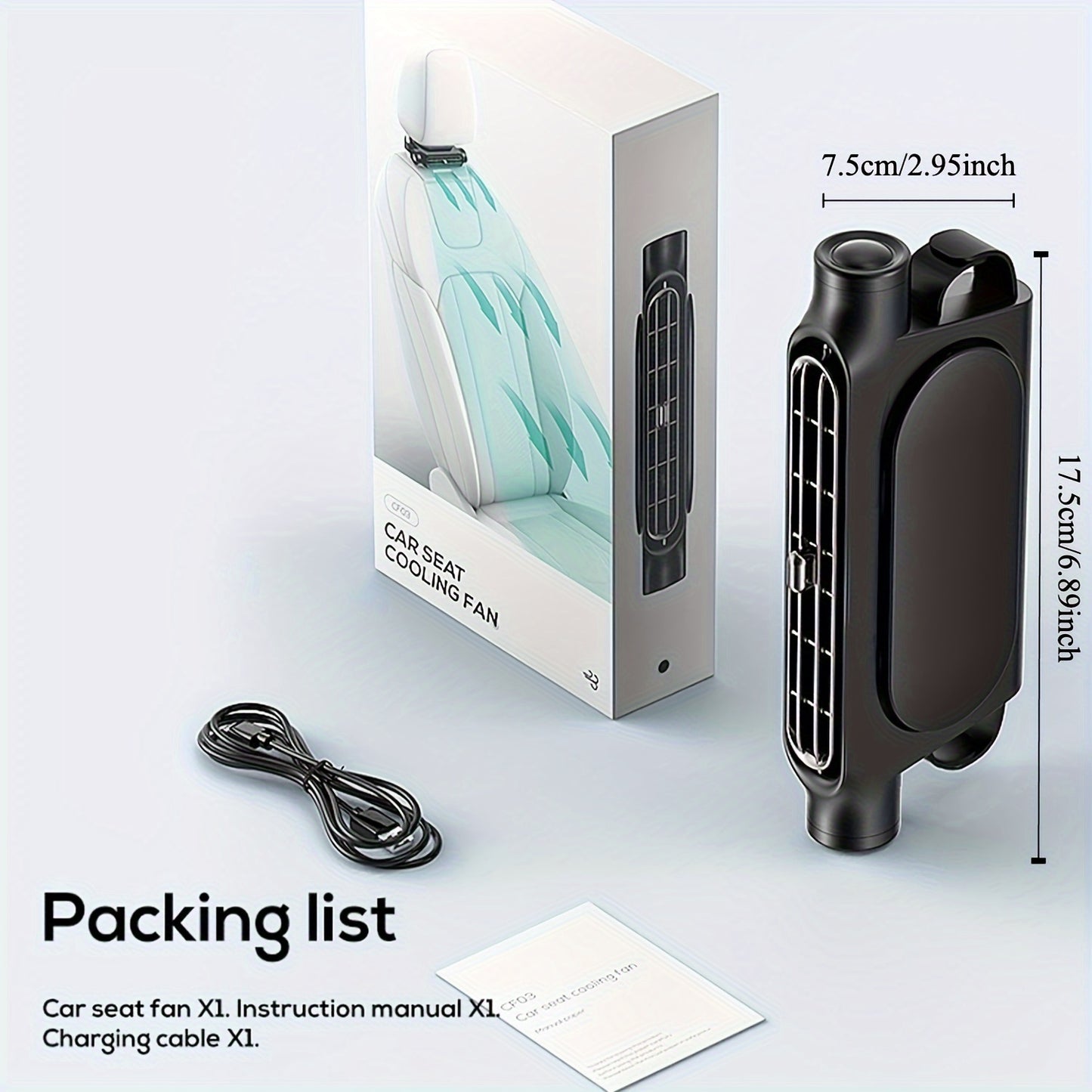 Personal Car Seat Cooling Fan