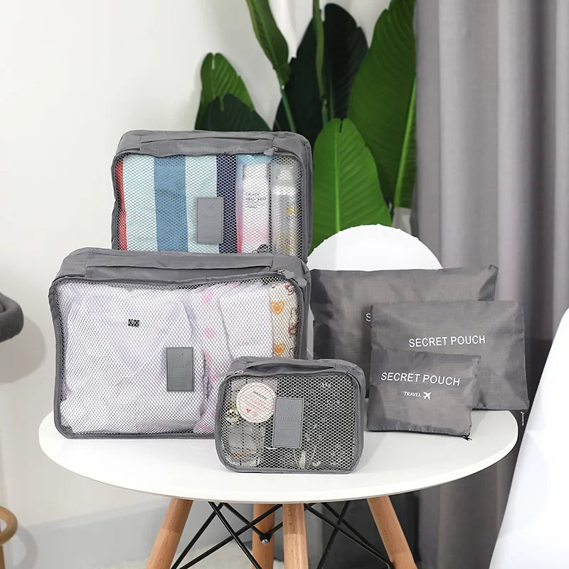 6 Pcs Travel Storage Bags