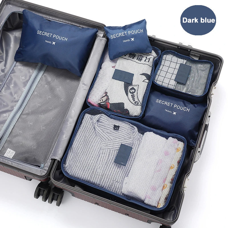 6 Pcs Travel Storage Bags