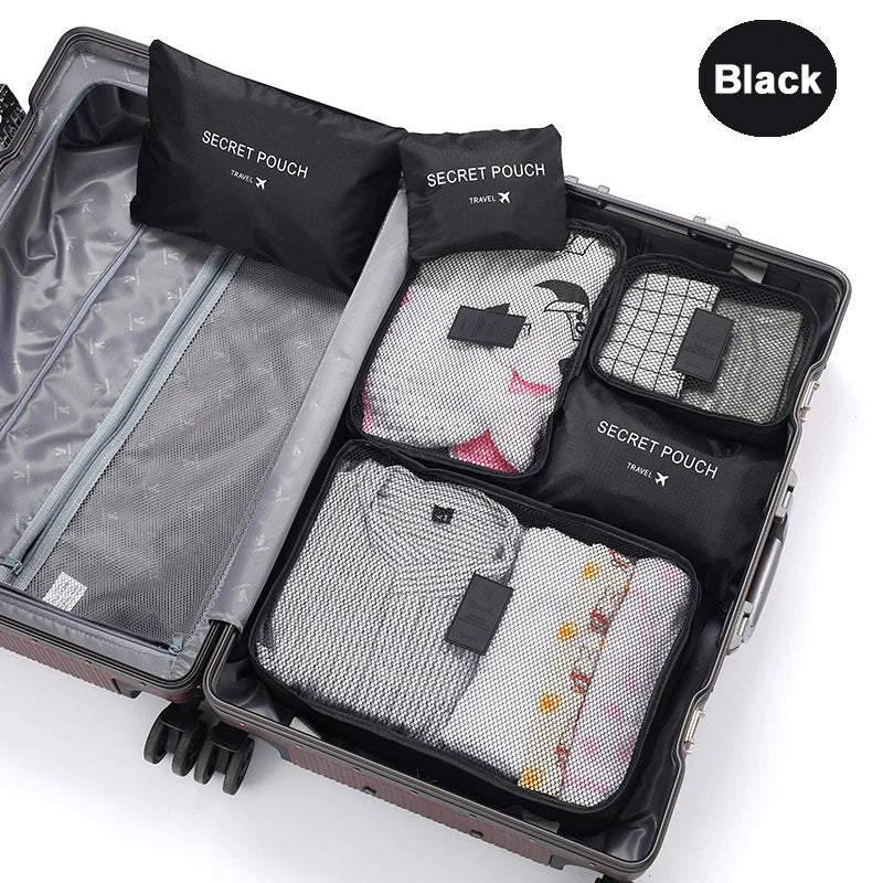 6 Pcs Travel Storage Bags