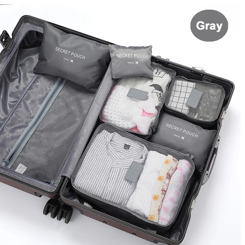 6 Pcs Travel Storage Bags